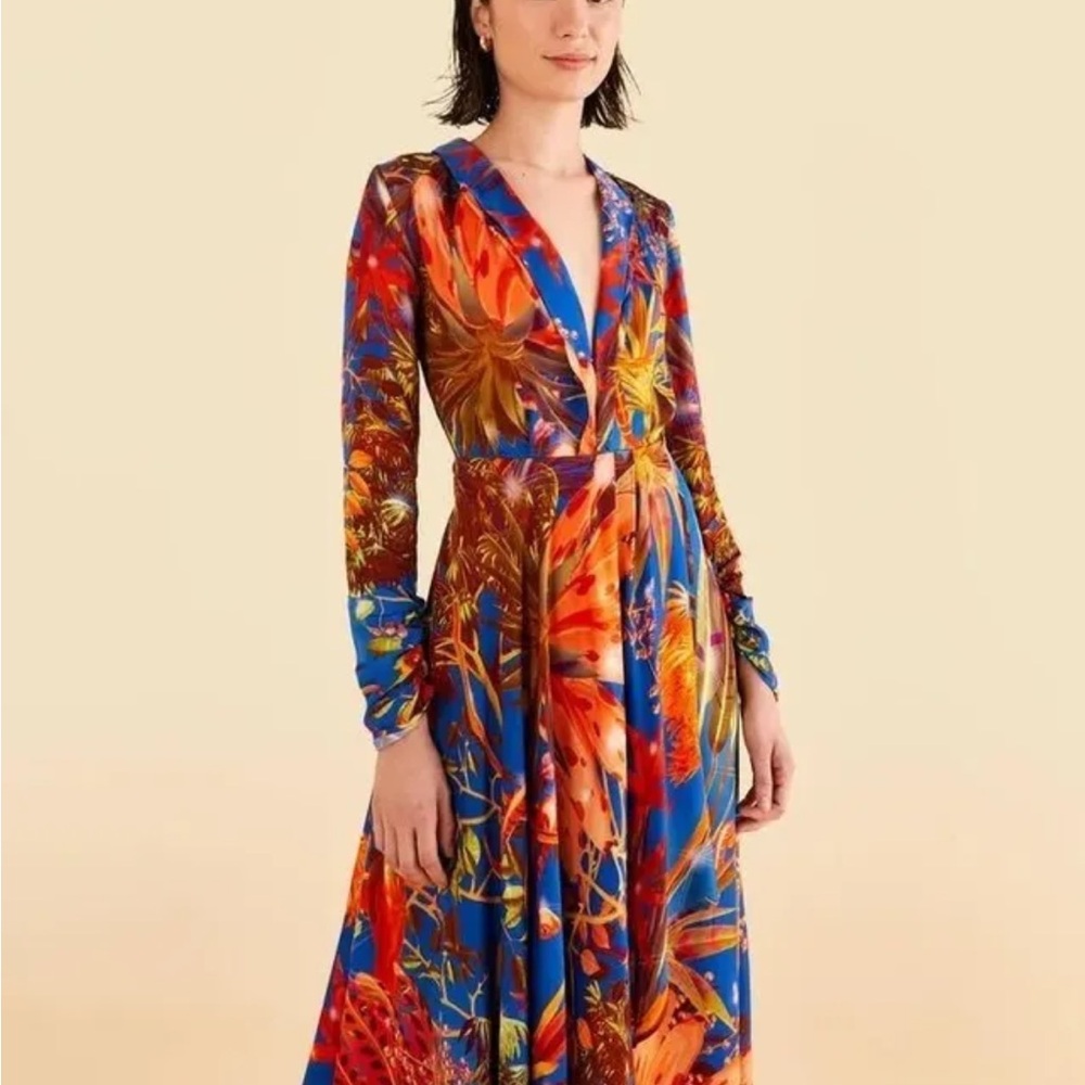 Farm rio Dress metafloresta night time!